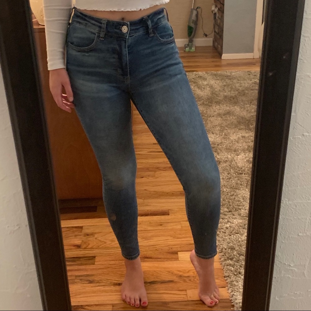 American Eagle High Rise Skinny Jeans